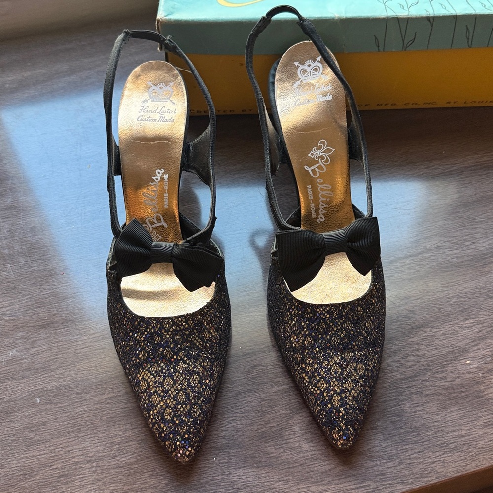 Antique Slingback Heels - image 4